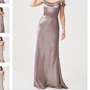 Jenny Yoo bridesmaid dress Serena quartz size 2